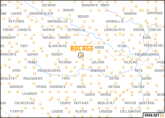 map of Bocage