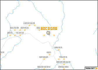 map of Bocagna