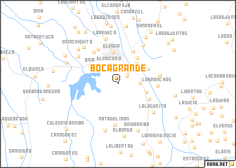 map of Boca Grande
