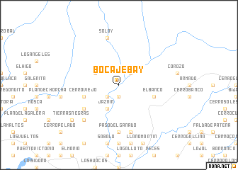 map of Boca Jebay