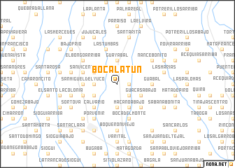 map of Bocalatún