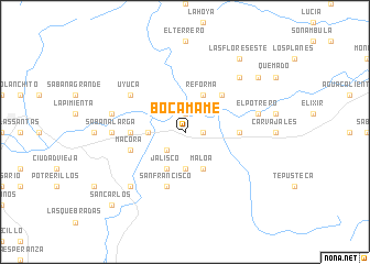 map of Boca Mame