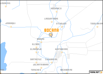 map of Bocana