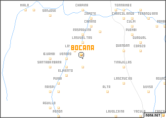 map of Bocana