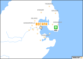 map of Bocana