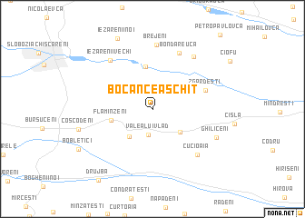 map of Bocancea-Schit