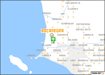 map of Bocanegra