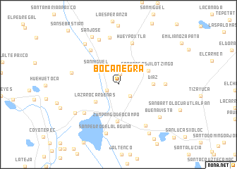 map of Bocanegra