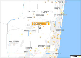 map of Boca Pointe