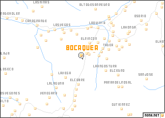 map of Bocaquea