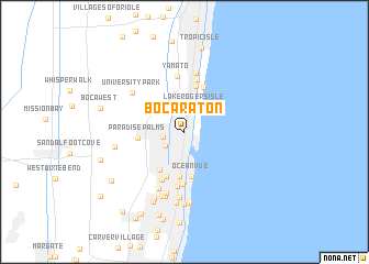 map of Boca Raton