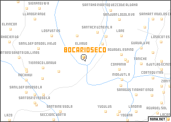 map of Boca Río Seco