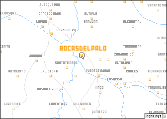 map of Bocas del Palo