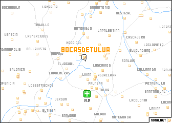 map of Bocas de Tuluá