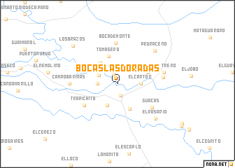 map of Bocas Las Doradas