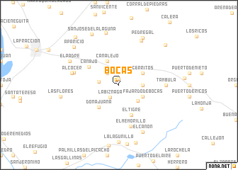 map of Bocas