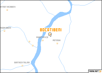 map of Boca Tibeni