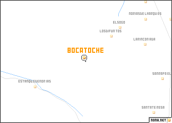 map of Bocatoche