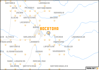 map of Bocatoma