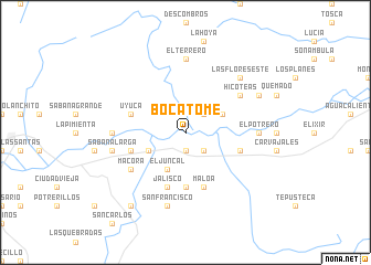 map of Bocatome