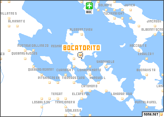 map of Bocatorito