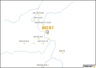 map of Bocay