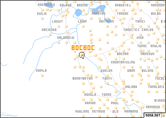 map of Bocboc