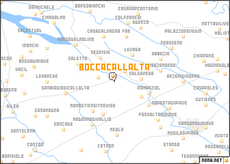 map of Bocca Callalta