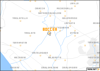 map of Boccea