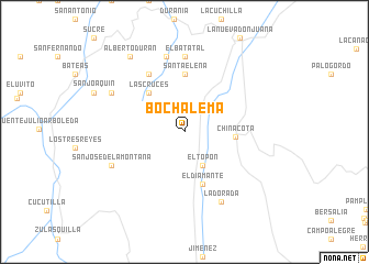 map of Bochalema