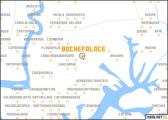 map of Boche Falace