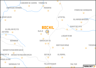 map of Bochil