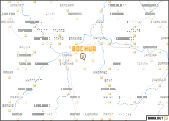 map of Bô Chua