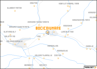 map of Bocicoiu Mare