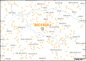 map of Bočka-Gaj