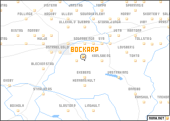 map of Bockarp