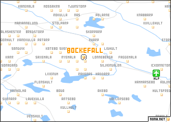 map of Bockefall