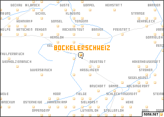 map of Bockeler Schweiz