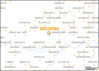 map of Bockenau