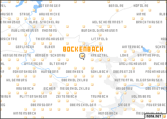map of Bockenbach