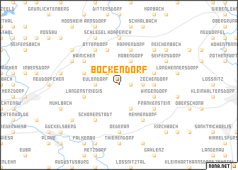 map of Bockendorf