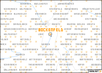 map of Bockenfeld