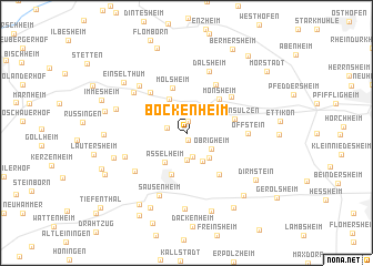 map of Bockenheim