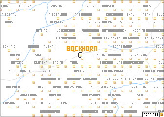 map of Bockhorn