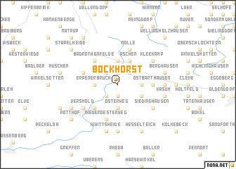 map of Bockhorst