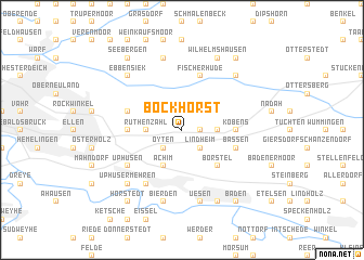 map of Bockhorst