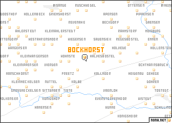map of Bockhorst