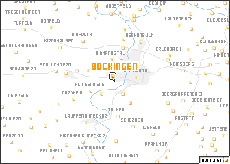 map of Böckingen