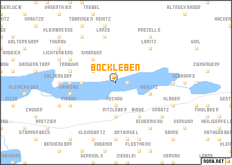 map of Bockleben