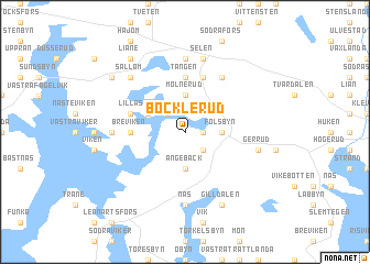 map of Bocklerud